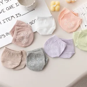 Damen Sommer Dünner Baumwolle Mesh Halb Zehen Socken Atmungsaktiv Rutschfeste Unsichtbare Vorfuß Hausschuh Socken Für Den Täglichen Gebrauch