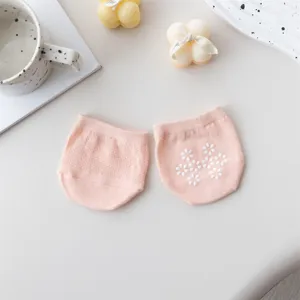 Damen Sommer Netzhalbsocken unsichtbare Vorfußsocken rutschfeste Polster Fußabdeckungen