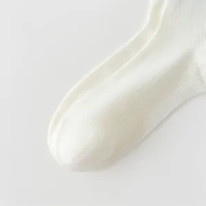 Seamless women thin mesh short socks detail view, breathable comfortable cotton material.