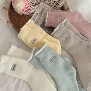 Gemütliche kuschelige Damen Wintersocken mit Fleece-Futter, dicke warme Wintersocken in vielen Farben.
