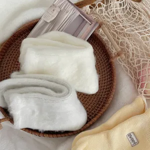 Wollweiche dicke Wintersocken gefuettert, warme kuschelige Thermosocken für kalte Tage