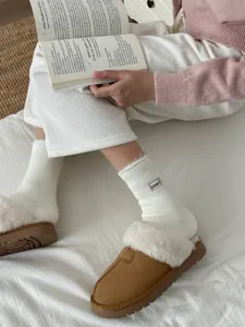 Damen dicke thermische kuschelige gefütterte Schneesocken, warme Winter Rippstrick Strumpfwaren.