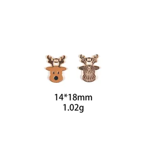 Kerst rendier metaal legering DIY bedel hanger voor sieraden maken en mooie accessoires