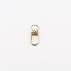 Moschettone in metallo dorato anello chiave per accessori di gioielli artigianali fai da te.