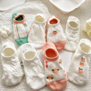 Chaussettes invisibles d'été pour femmes chaussettes courtes en maille respirante détail