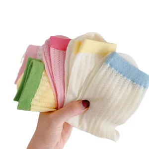 Cute women summer mesh mid tube socks sweet candy color breathable casual socks ins