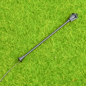 Miniature plastic street lamp model for DIY moss micro landscape and succulent gardening decor.