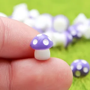 Miniatur Harz Pilz Figur für Terrarien, Sukkulenten Gärten und DIY Bastelprojekte Dekoration.