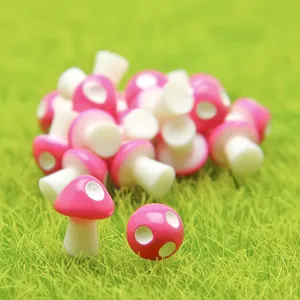 Mini Harz Pilz Figuren fuer Moos Mikrolandschaft DIY Terrarium Basteln Dekorationen.