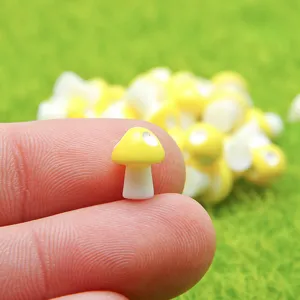 Miniatur Harz Pilz Figur für Terrarium Mikro Landschaft DIY Moos Garten Dekoration Handwerk