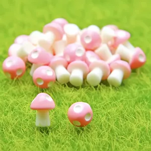 Mini Harz Pilze für Moos Mikro Landschaft DIY Terrarium Kunsthandwerk Sukkulenten Dekoration.