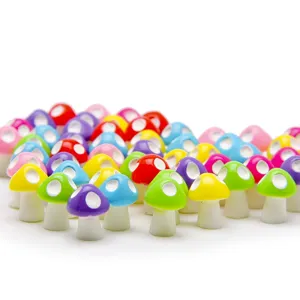 Mini bunte Harz Pilz Moos Mikrolandschaft DIY Zubehör Landschaftsbau Dekoration Ornamente