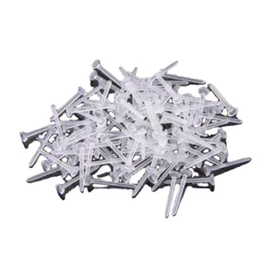 Spilli di fissaggio in plastica trasparente per micro paesaggio di muschio piante succulente