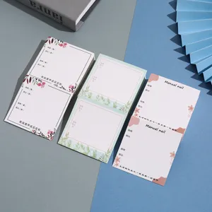 Detailed shot of elegant press-on nail display cards, modern packaging cardboard.