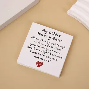 Carta per Imballaggio di Gioielli in Cartoncino con Lettere a Cuore Carino Minimalista e Borsa OPPO Trasparente per Accessorio Regalo
