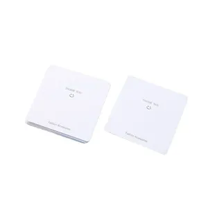 White jewelry display cards paper necklace bracelet packaging cards thank you note tags