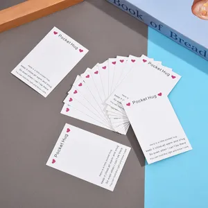 Pocket Hug Greeting Cards Emotional Support Mini Card Gift Set for Friends and Loved Ones
