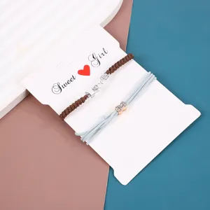 Minimalistisch Papier Schmuck Verpackungskarten Rohlinge Display Karten Für Armbänder Und Haarschmuck Halter