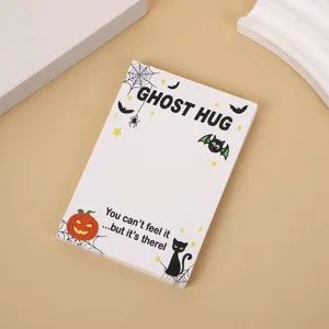 Halloween ghost hug decorative notepad inspiring card spooky holiday stationery gift note paper