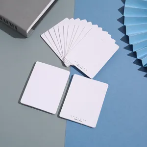 White jewelry display cards for necklaces earrings hair clips packaging cardboard ins style