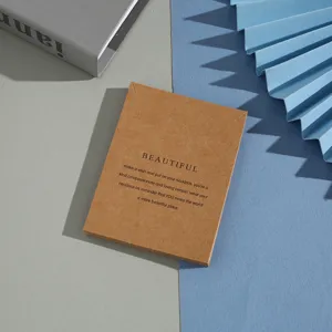 Kraft paper necklace display card earring stud packaging cardstock minimalist design for jewelry