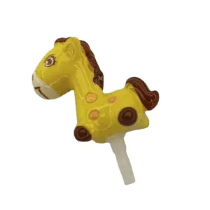 Cute cartoon spotted pony 3.5mm headphone jack dust plug for phone and computer audio.