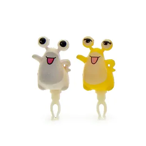 Cartoon Big Eyed Monster Phone Dust Plug Cute Couple PVC Headphone Jack Protector For Smartphone Accessory
