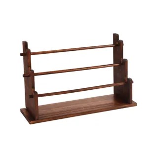 Présentoir à bijoux en bois à 3 niveaux support de bracelet organisateur de colli