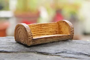 Resin Miniature Tree Stump Bench Micro Landscape Ornament Fairy Garden Decor Dollhouse Prop