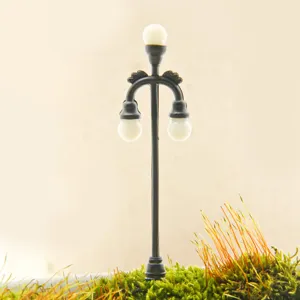 Miniatur Straßenlaterne Mikro Landschaft DIY Garten Requisite dekoratives Deko Ornament