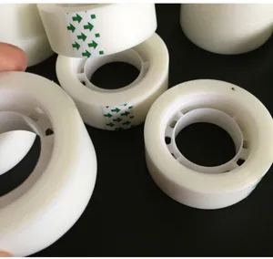 Transparent invisible tape rolls for stationery, office, school and wedding car decoration use.