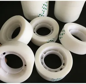 Clear invisible adhesive tape detail shot, perfect for wedding car decoration and crafting.