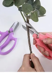 Ergonomische Blumenschere für Blumenarrangements, Gartenpräsiser zum Schneiden von Stielen.