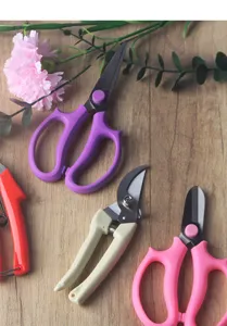 Premium Blumenschere und Gartenschere Set mit ergonomischen Griffen für Blumenarrangements.
