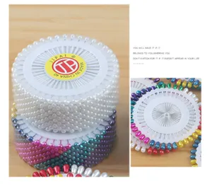 Épingles à tête de perle épingles de couture colorées pour la confection et la couture