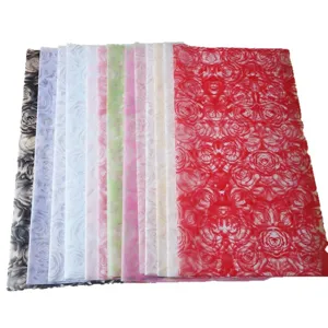 Papel de envolver flores impermeable mate rosa ramo papel de regalo DIY floral diseño
