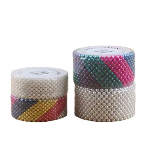 Épingles à tête de perle colorée pour couture de couture roues de positionnement ensemble