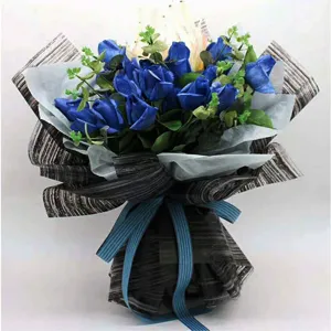 Koreanisches Wasserdichtes Blumenverpackungspapier Matte Seidenstruktur Blumenstrauß Verpackungsmaterial Für Florist Valentinstag Party