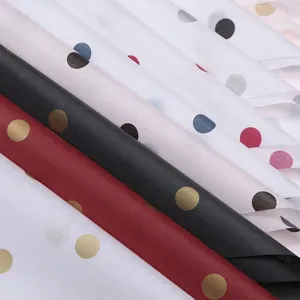 Polka Dot Tissue Paper For Flower Wrapping And Gift Packaging Decorative Paper For Craft And Gift Wrapping Supplies