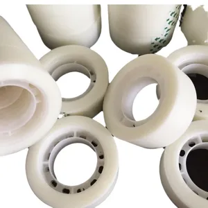 Invisible traceless wedding car adhesive tape, white sticky roll for decoration and crafting.
