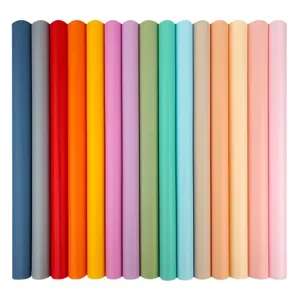 Waterdichte bloemeninpakpapier rollen effen kleur BOPP plastic film boeket verpakking