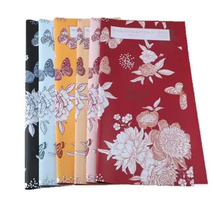 Waterproof floral wrapping paper with butterfly prints, ideal for florist bouquets.