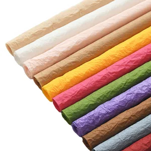 Waterproof floral wrapping paper rolls for DIY flower bouquets and crafts multi-color tissue paper.