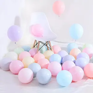 Macaron balloons set 10 inch pastel latex balloons for party wedding birthday decor 100pcs