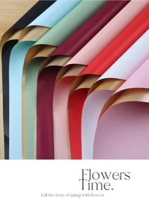Waterdicht bloeminpakpapier met gouden randen, elegante BOPP-folie voor DIY-bloemboeketten.