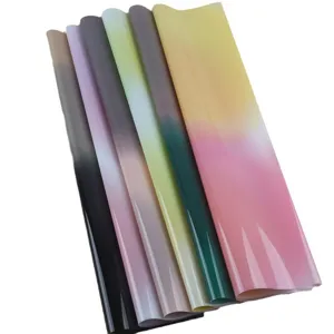 Traumhaftes gradienten wasserdichtes OPP Folie Geschenkpapier fuer Bluemchen und DIY.