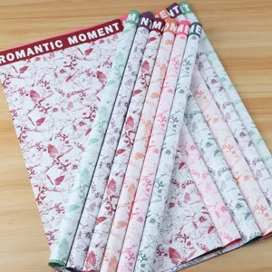 Papier d'emballage floral en film perlé imperméable bouquet fournitures fleuriste 20 pcs