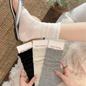 Zomer vrouwen mesh uitgehold stijgbeugel sokken ballet stijl volant manchet beenwarmers