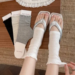 Witte stirrup beenwarmers vrouwen zomer mesh opengewerkt ballet core sokken stijl