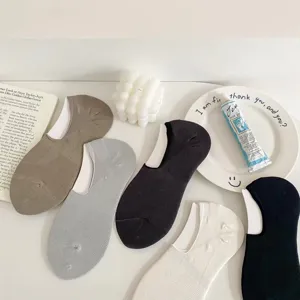 Chaussettes invisibles unies et respirantes pour hommes au printemps et en été quotidien